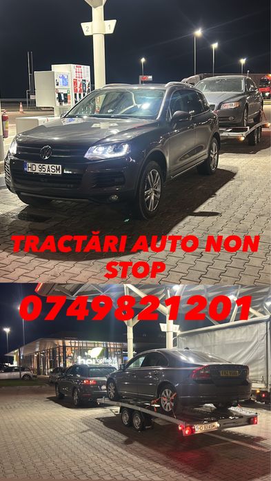 Tractări auto non stop platforma auto Deva Autostrada A1 Cosava Dobra