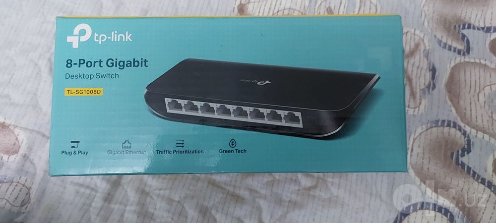 TP-Link TL-SG1008D, 8 портов, Gigabit