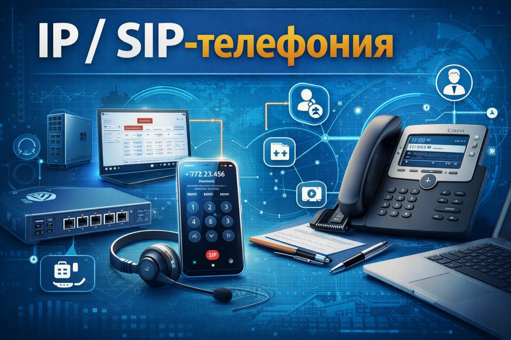Установка SIP телефонии для бизнеса