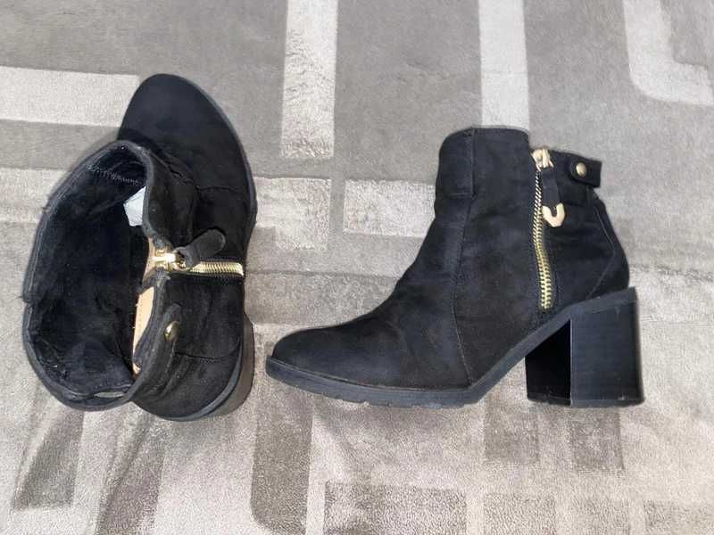 botine negre bershka 36 stare buna