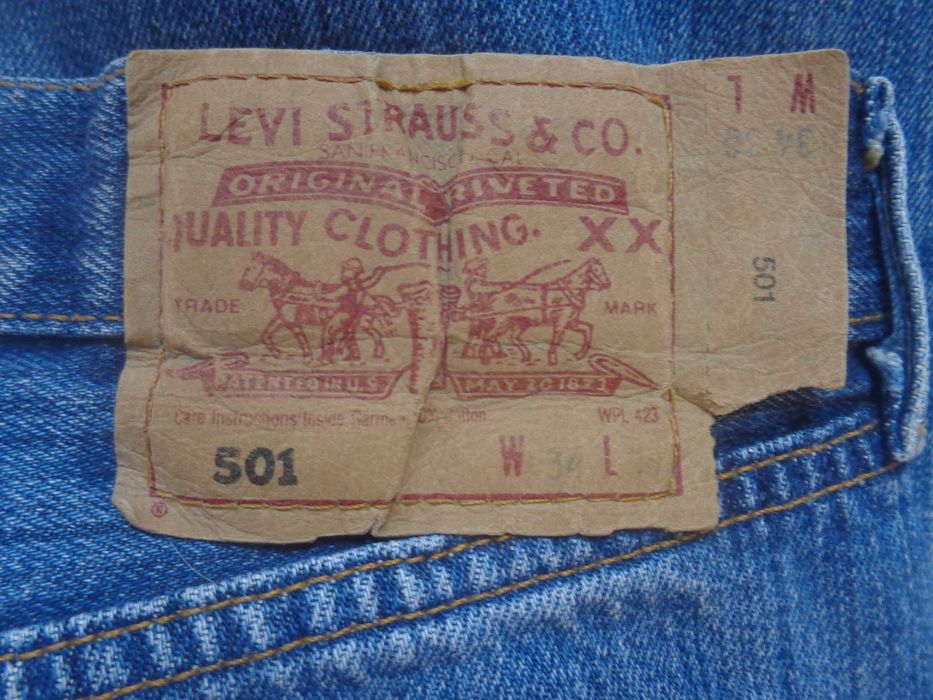 Blugi  vintage Levis 501 marimea 34*30