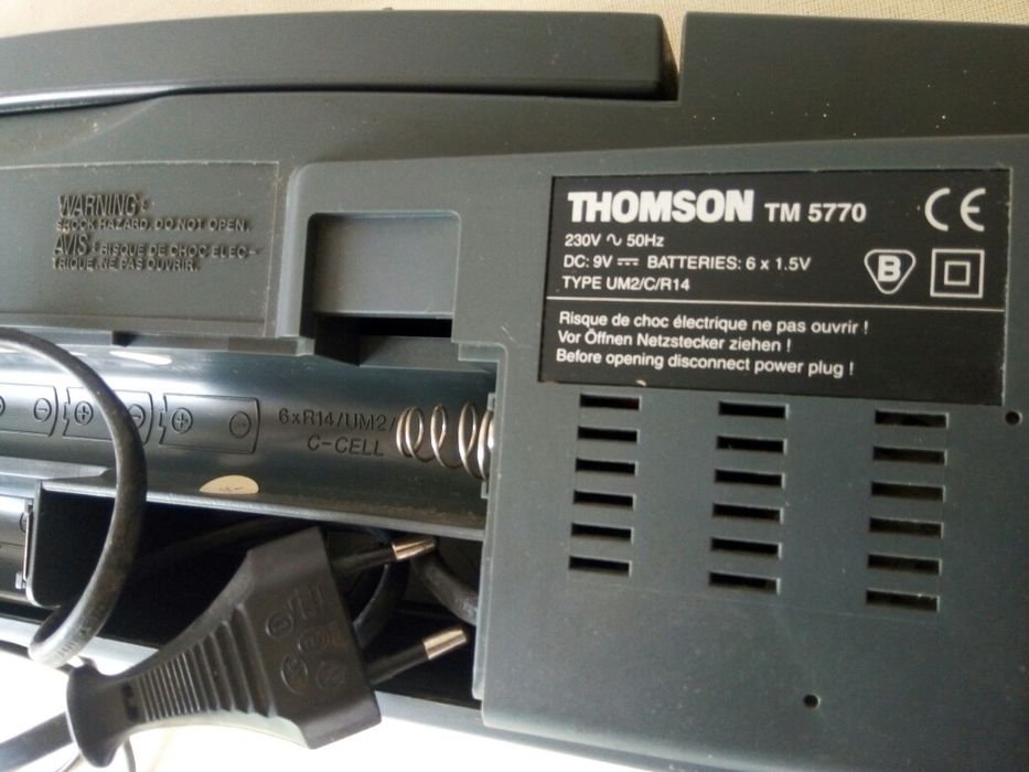 King craft ES 125 slefuitor excentric Thomson radio dublucasetofon