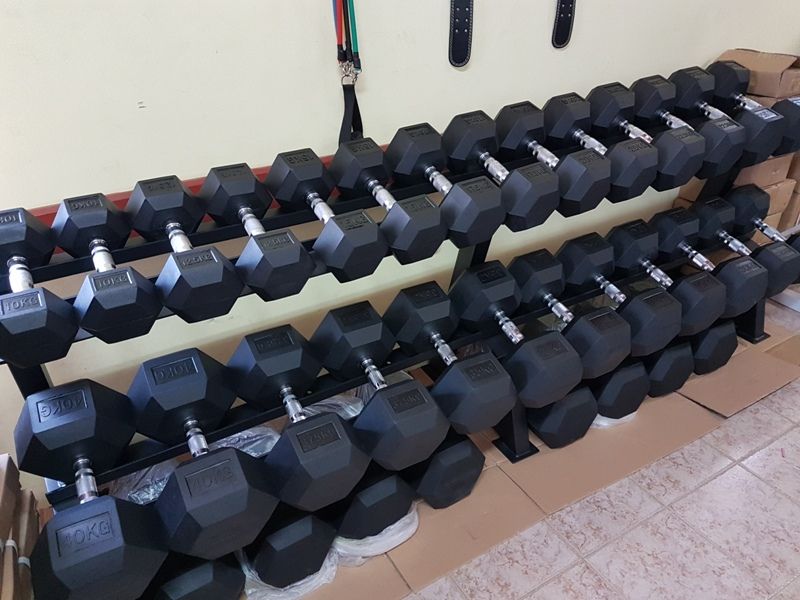 Дъмбели Хекс | Гири HEX | Професионални Дъмбели | Фитнес Оборудване