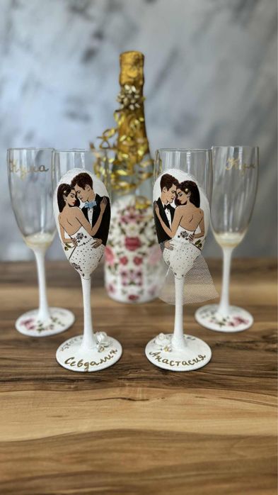 Сватбени чаши и комплекти