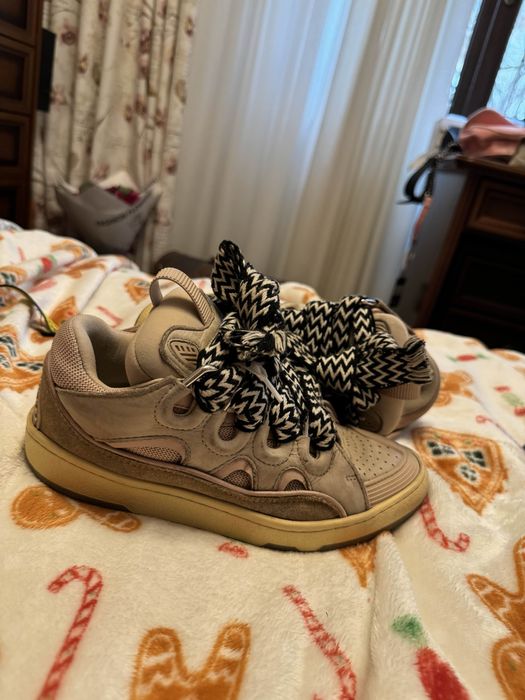 Adidasi Lanvin Curb Roz