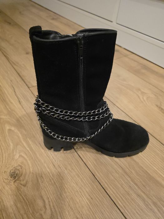 Ghete de piele întoarsă mărime 37