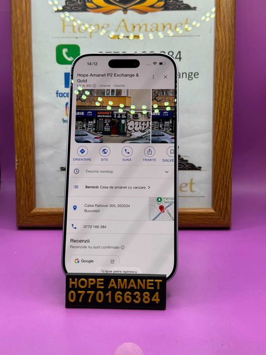 Hope Amanet P2 - IPHONE 17 LAVANDER 256GB/  NOU!!!/ desigilat pentru proba