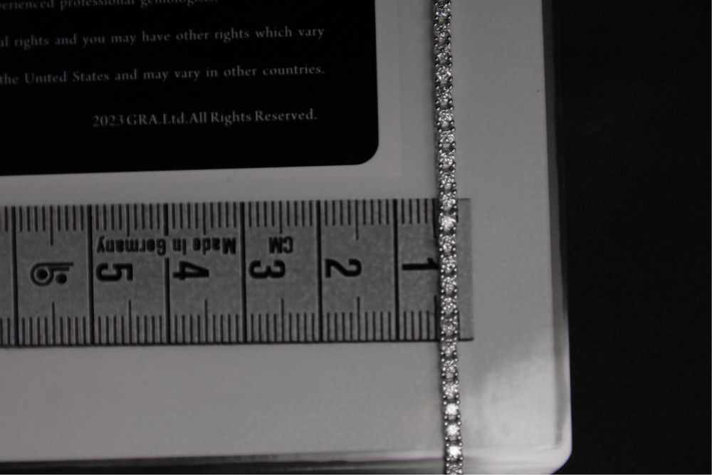 Bratara Tennis premium cu Moissanite