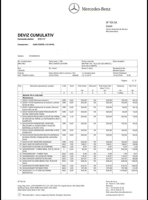 Mercedes-Benz GLA 220 D 4 MATIC
