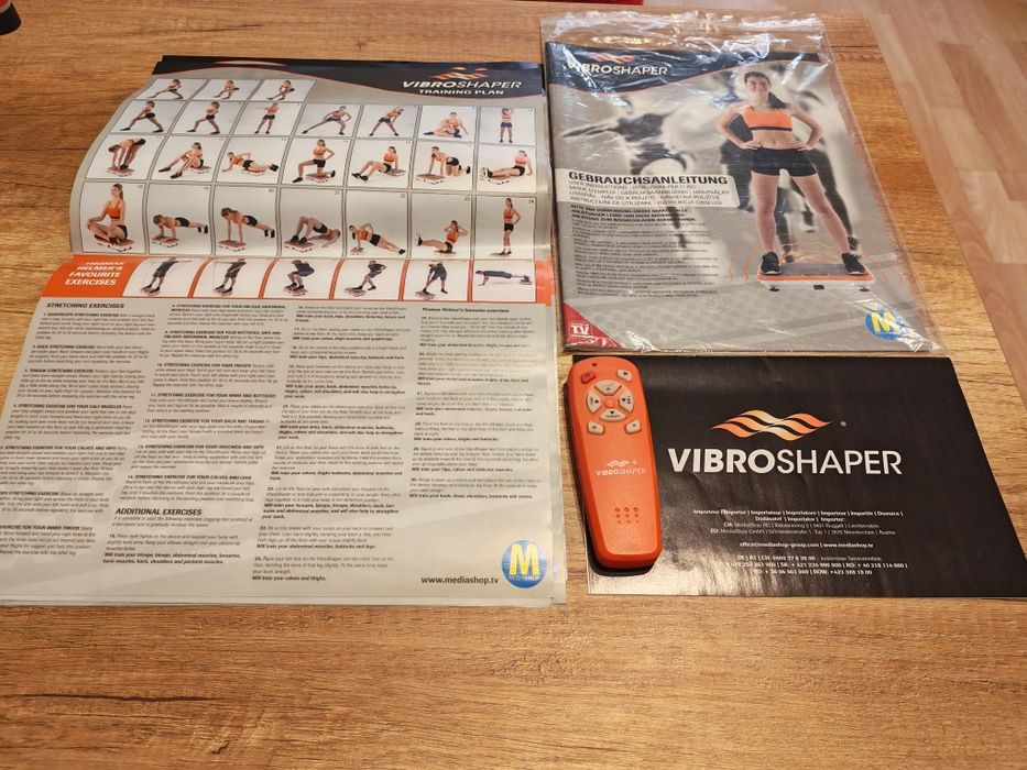 Aparat vibromasaj Vibroshaper Fitness + Husa de brat telefon
