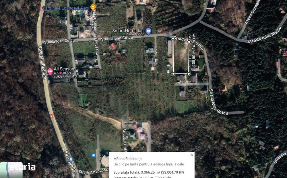 Teren 3000 mp Bucium Padurea de pini,PUZ