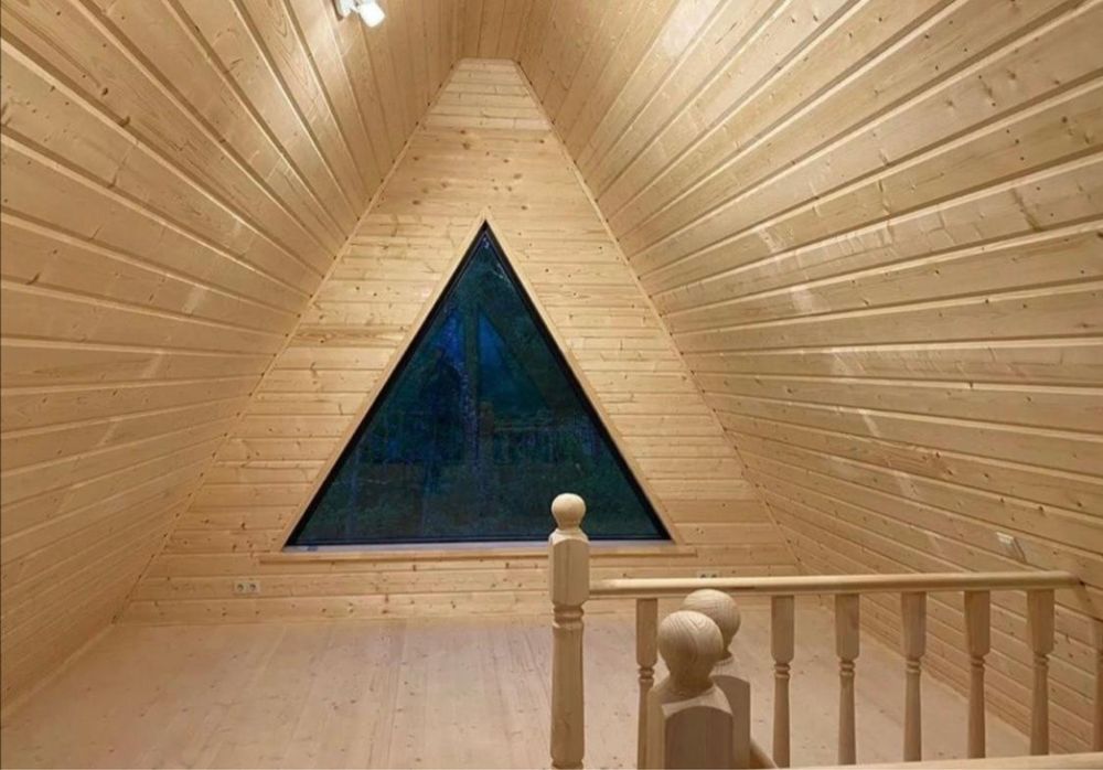 Cabana tip a din lemn