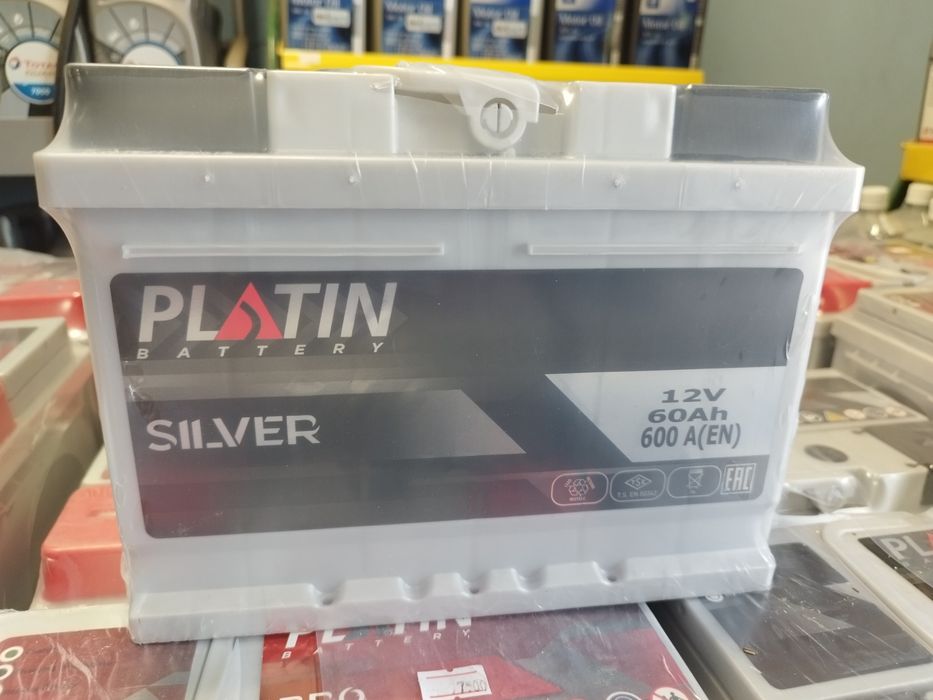 Акумулатор Platin Silver 60 Ah/600A усилен стартов ток
