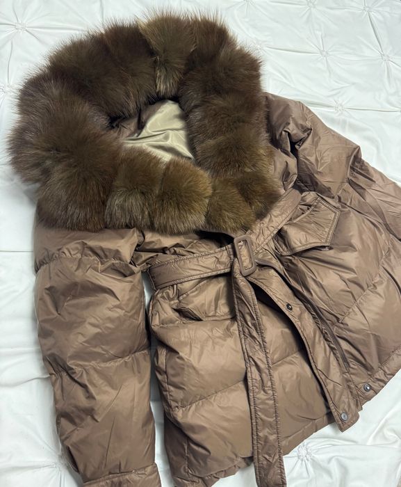 Geaca cu blana naturală