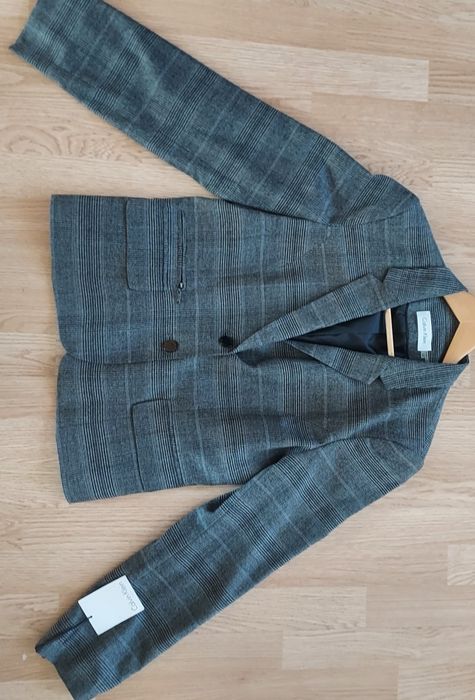 Sacou scurt gri mărimea 10