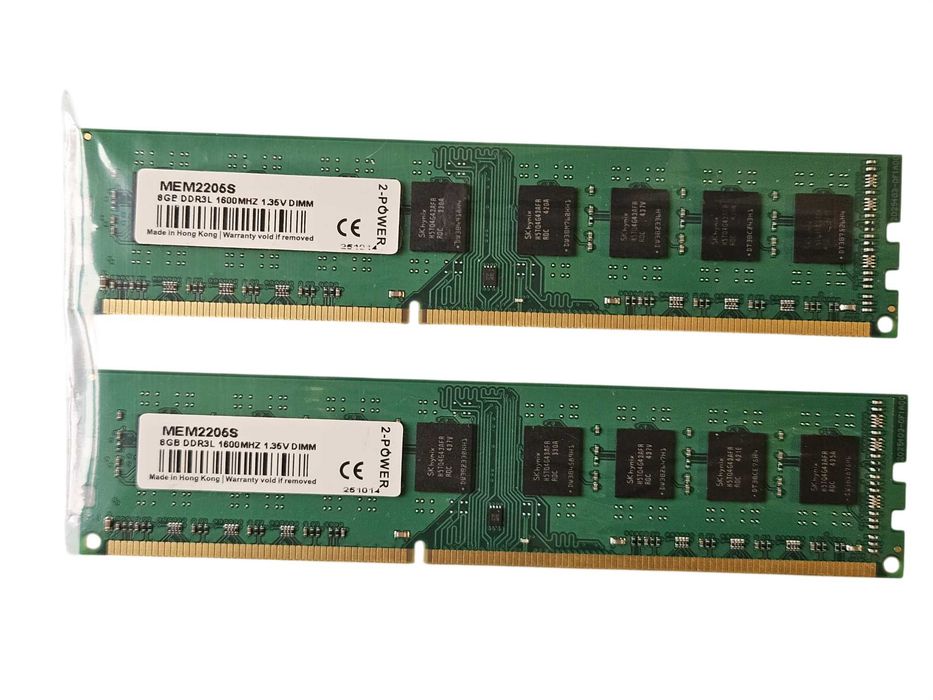 Kit Memorie RAM PC 16GB (2x8GB) DDR3 1600MHz 2-Power PC3-12800 DIMM