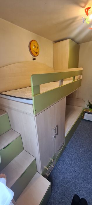 Mobila etajata copii , cu 2 paturi