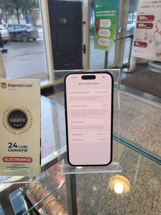 Iphone 16 128Gb 96% (Iulius Mall)(B-190) Garantie 2 ani!