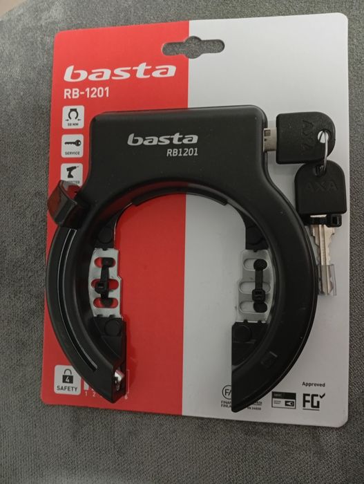 Încuietoare antifurt inÎncuietoare antifurt inelară Basta RB1201 neagr