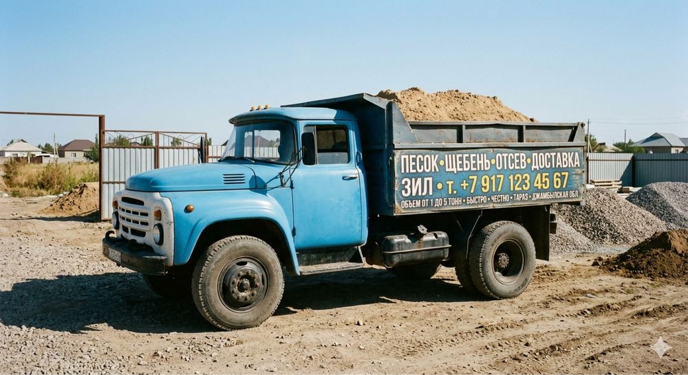 Отсев шебень сникерс песок