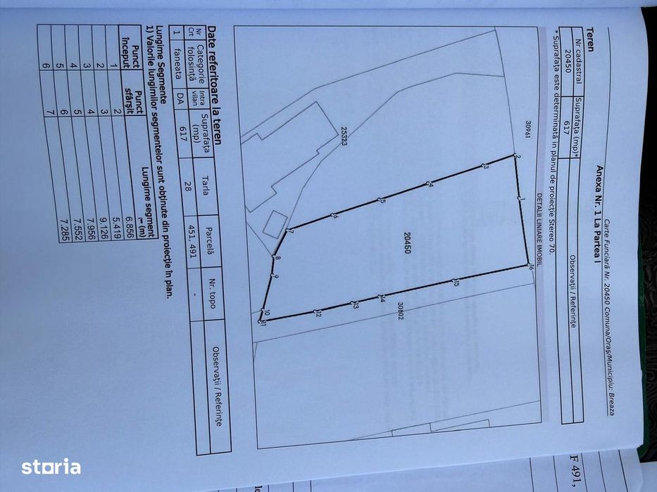 Teren superb 617 mp cu Proiect existent - langa Lac de Verde - Breaza