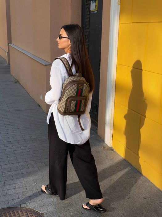 Раница нова текстил gucci