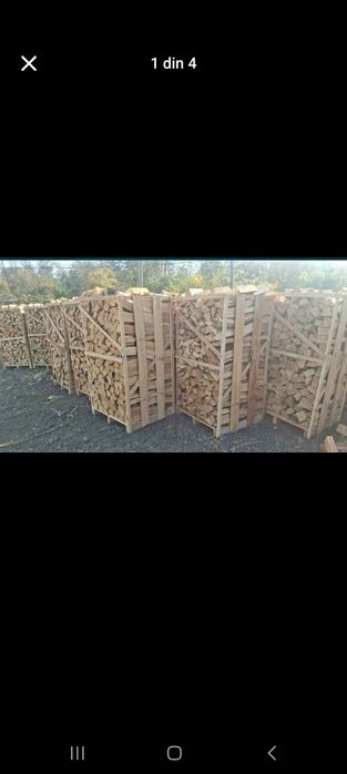 Lemne de foc paletizate la oferta 250 lei