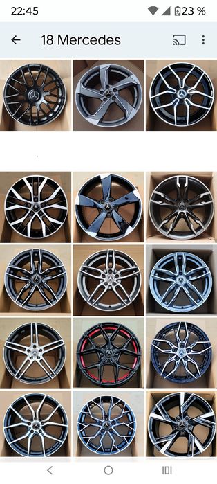 Jante 18 Mercedes Clasa A,B,C,E M,S, V CLA GLE, GLS, VIANO VITO