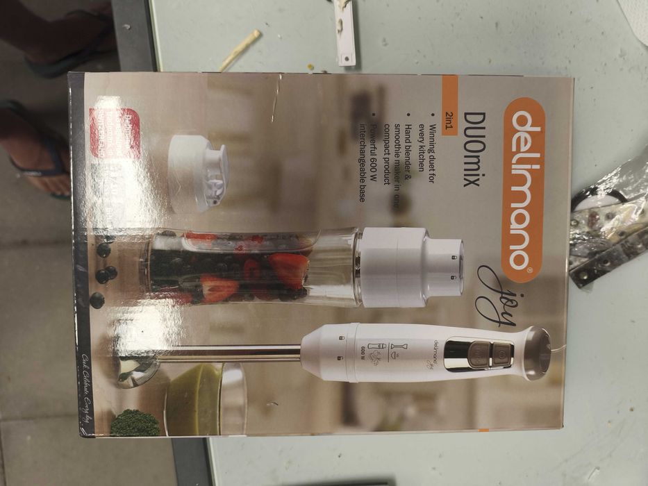 Mixer vertical/blender Delimano 600 W, 0.6 l, functie Turbo, lame otel