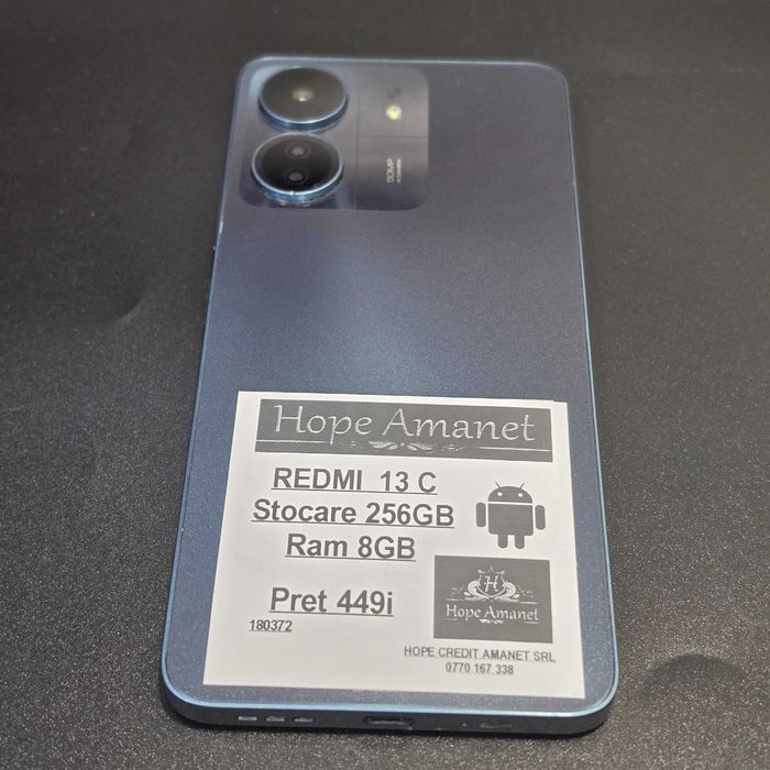 HOPE  AMANET P8 Redmi 13C 256 gb 8 gb ram