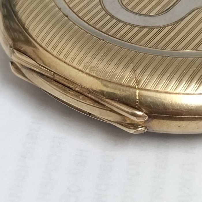 IWC pocket Gold/златен 14к - джобен часовник, идеален, много рядък