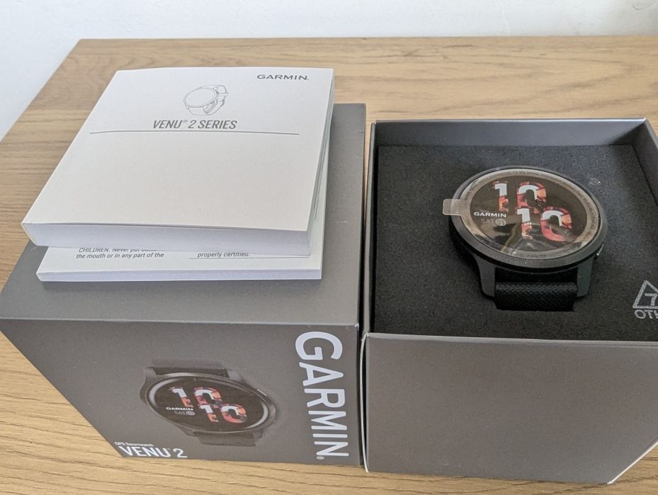 Ceas Smartwatch GARMIN VENU 2 Music, în cutie, ca nou.