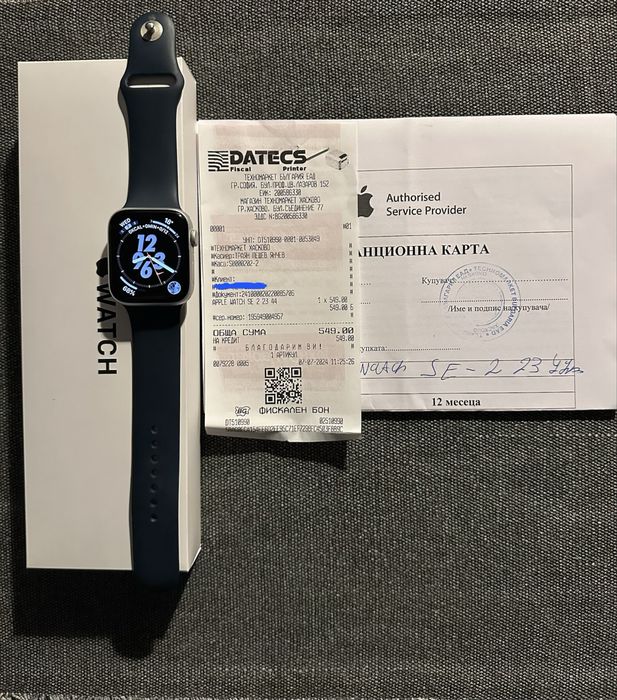Apple Watch  SE  ( Gen 2)  44 mm  GPS  Silver