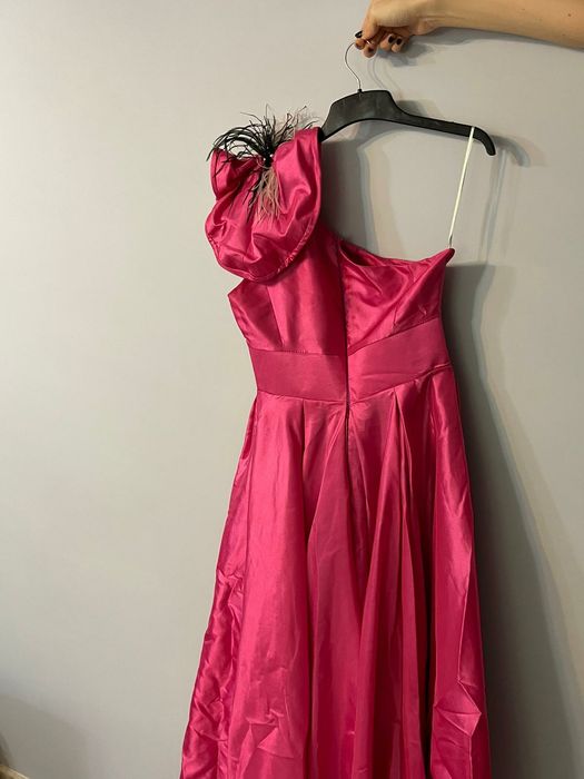 Rochie eleganta din tafta cu buzunare