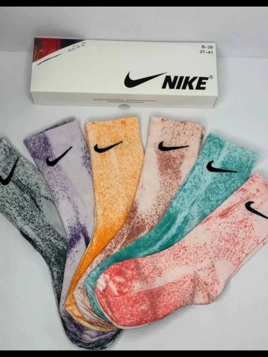 Носки найк разноцветные