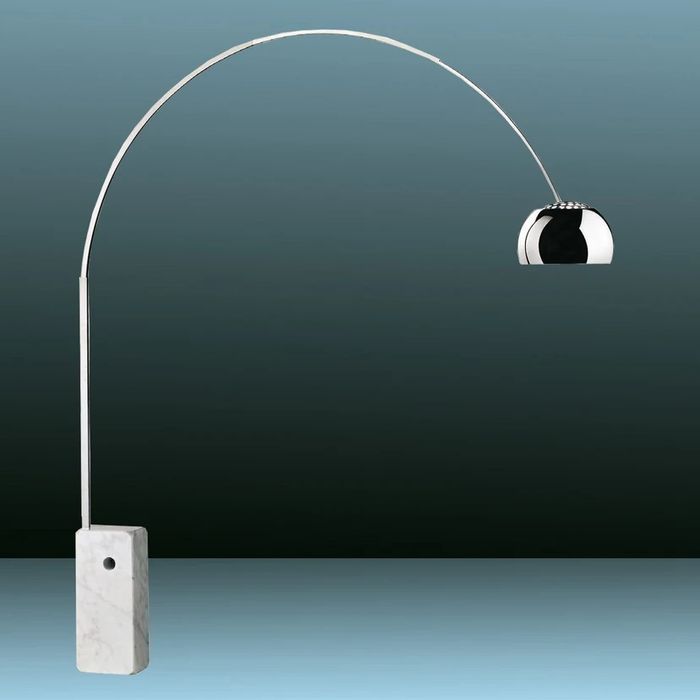 Lampadar de podea living arcuit veioza tip arc