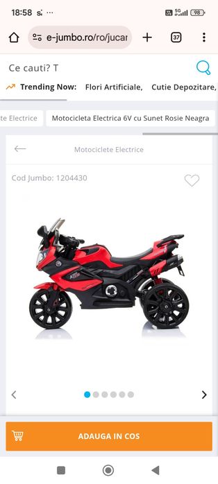 Motocicleta copii  ca nou