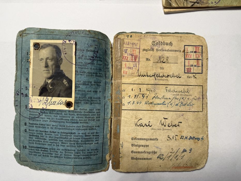 Lot documente Luftwaffe ww2