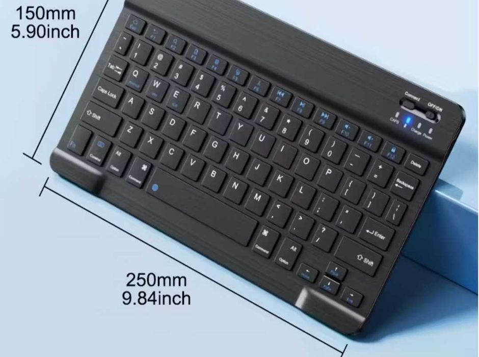 Безжична презареждаема Bluetooth преносима клавиатура, лаптоп, таблет