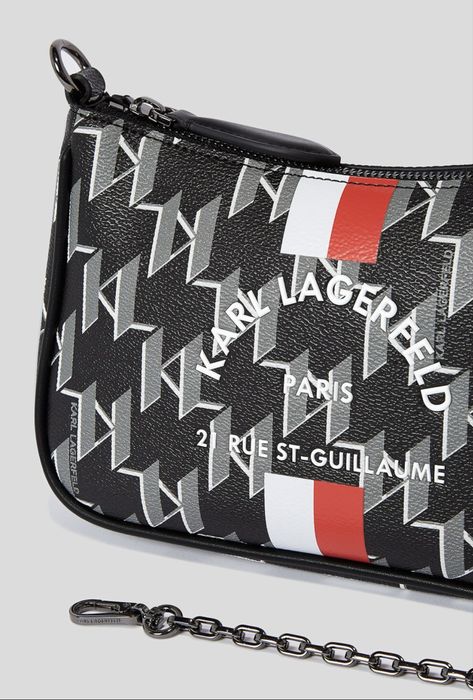 Чанта Karl Lagerfeld с монограм