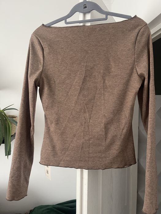 Bluza maneca lunga maro