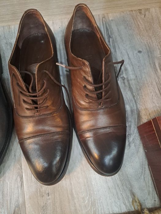 Мужские туфли кожаные