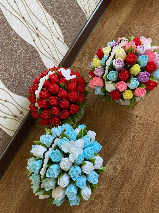 Har hil turdagi sovun va kapalak gullar