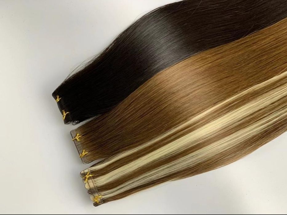 Montaj extensii de par natural Tape-on