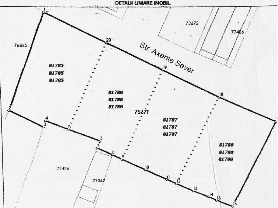 Vand 4 parcele teren intravilan, Blaj