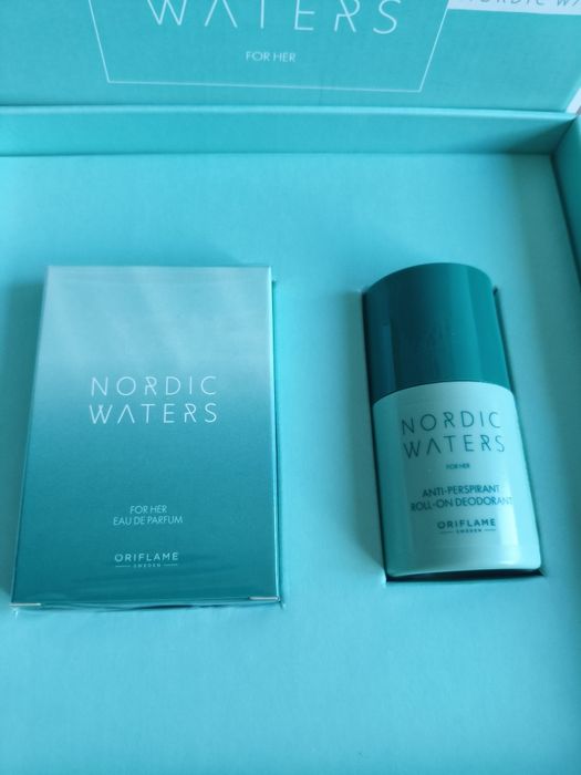 Комплект: Парфюм и  pол-он  Nordic Waters 50ml