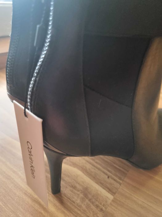 Cizme piele  Calvin klein toc 9cm