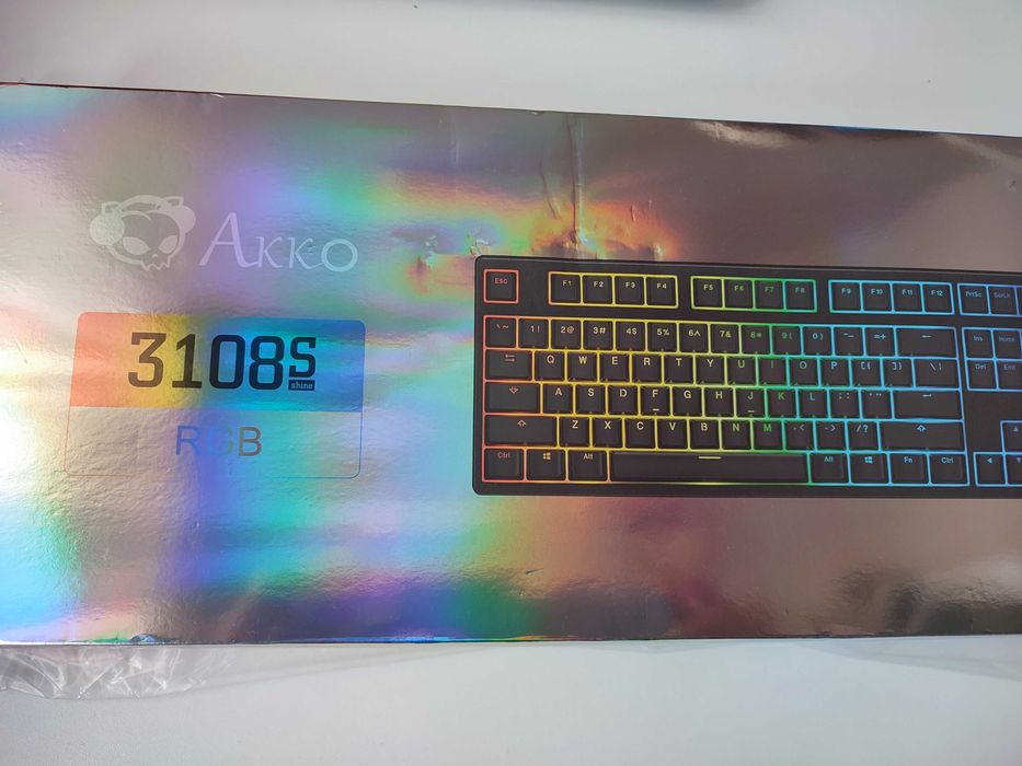 Механична клавиатура AKKO 3108S RGB Shine (AKKO Pink Linear switch)