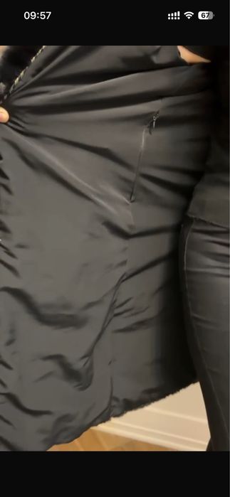 Норка шуба блэк лама