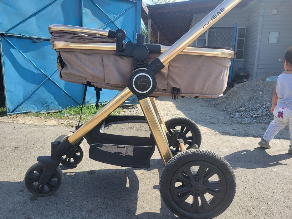 Коляска с качелей